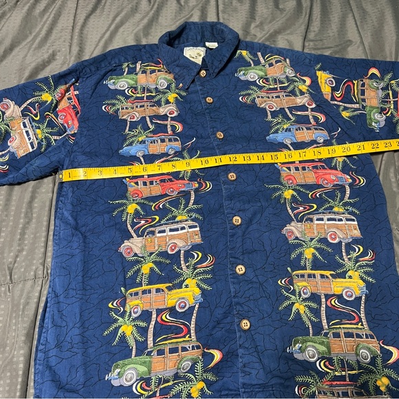 Colo wear American Hawaiian Classic button shirt cars roughly size large - Picture 6 of 7